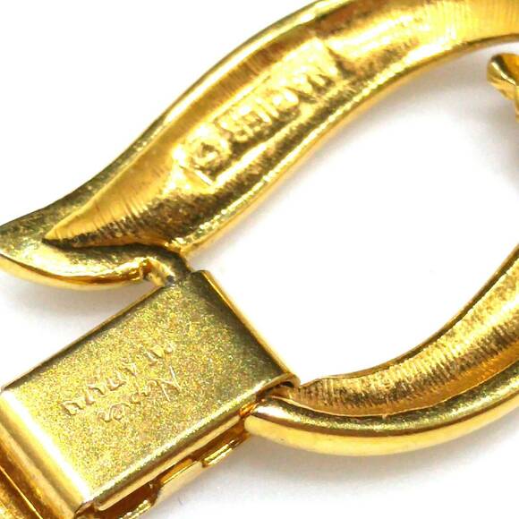 Vintage Napier Women's Bracelet, Gold Plated, Smooth Textured Links, 1980s - Picture 7 of 9